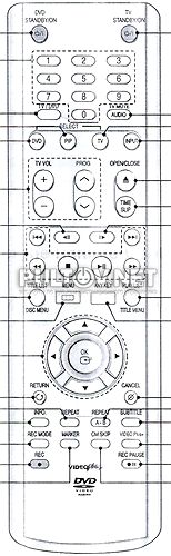 00023C , AK59-00023C пульт для DVD-рекордера SAMSUNG DVDR100E