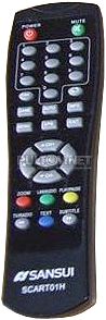 SCART01H пульт для спутникового ресивера SANSUI