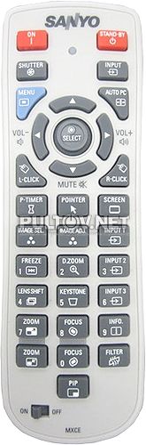 MXCE ( 6451038456 ) пульт для проектора SANYO PLC-ZM5000L