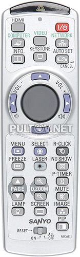 MXAE пульт для проектора Sanyo PLC-WXU700