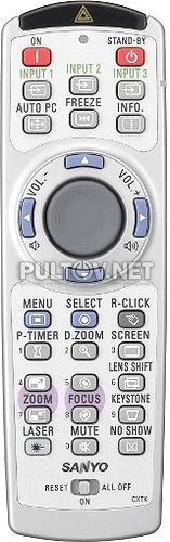 CXTK пульт для проектора SANYO PLC-XT20