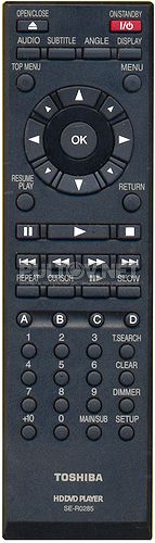 SE-R0285 пульт для HD DVD-проигрывателя Toshiba HD-E1KR