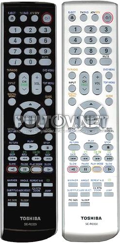 SE-R0329 черный и TOSHIBA SE-R0330 белый оригинальный пульт для телевизора Toshiba 32DV733R и других