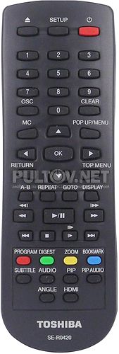 SE-R0420 пульт для Blu-ray-плеера Toshiba BDX4300