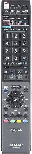 GB058WJSA пульт для телевизора Sharp LC-50LE751K