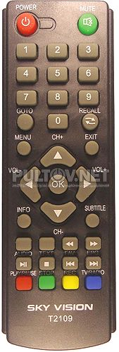 SKY VISION T2109 пульт для DVB-T2-ресивера