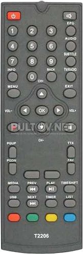 Sky Vizion T2206 пульт для DVB-T2-ресивера Sky Vision