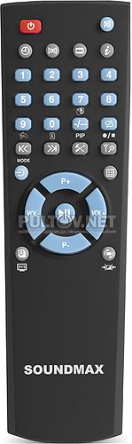 SM-LCD710 пульт для портативного телевизора SOUNDMAX