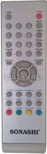 SONASHI STV-20LCD пульт для телевизора