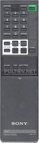 RM-747 пульт для телевизора Sony KV1926RA