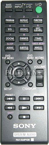RM-AMP108 пульт для Sony MHC-ECL6D и MHC-ECL7D 