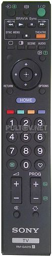 RM-GA015 оригинальный пульт для телевизора SONY KLV-40V550 и других
