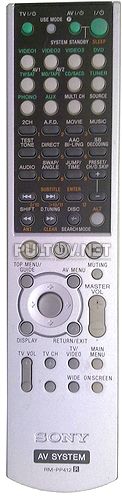 RM-PP412 пульт для ресивера SONY STR-DE695