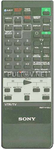 RMT-V132J пульт для видеомагнитофона SONY