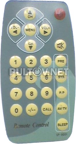 SP-8001 пульт для телевизора Miyota wf-900