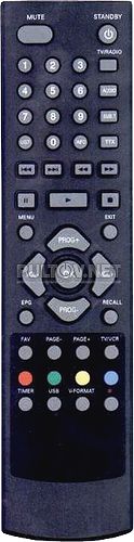 StarTrack TR-2010HD пульт для эфирного DVB-T HDTV-ресивера