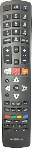 STV-32LED18S пульт для телевизора Shivaki 