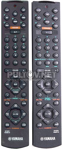 SYS21 V3939600, V393980, YAMAHA SYS22 V393970EU пульт для стереоресивера YAMAHA RX-E100, CD-проигрывателя YAMAHA CDX-E100 и др.