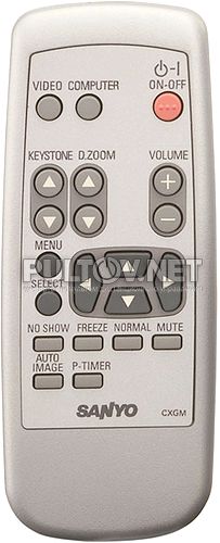 CXGM пульт для проектора Sanyo PLV-30