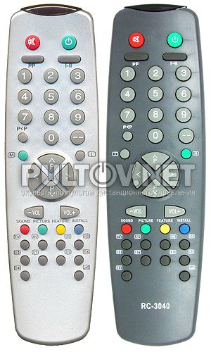 11U19-2  , 11UV30-1, RC-3040 пульт для телевизора SANYO