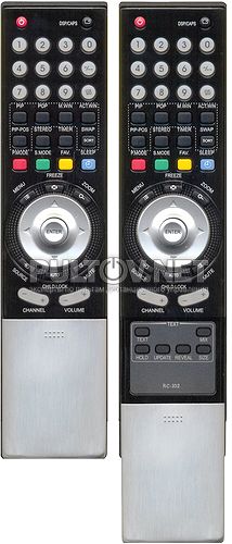 RC-102-OK , RC-I02-0K , PRIMA 27 , HYUNDAI RC-102-0A , RC-IJ2-0A пульт для телевизора XORO и других