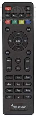 T20D, T42D, T81D, HD950D пульт для DVB-T2-ресивера Selenga 