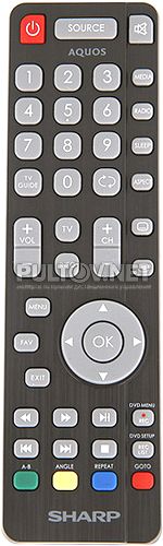 Aquos RF 0118 пульт для телевизора Sharp LC-24CHG5111E и др. (РАДИО-ВАРИАНТ!)