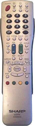 GA493WJSA пульт для телевизора Sharp LC-20B8U-S и др.