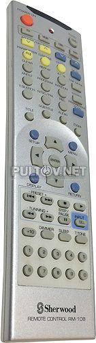 RM-108 пульт для DVD-проигрывателя Sherwood VR-758 и др.