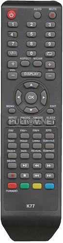 K77 пульт для телевизора Akai LEA-39K48P