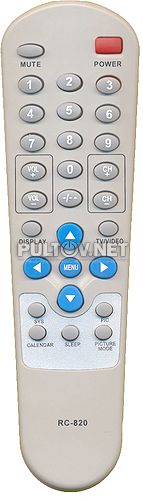 RC-820, Shivaki RC-820, Tahara RC-820 пульт для телевизора