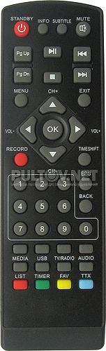 157G VER2 пульт для DVB-T2-ресивера SkyTech 