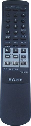 RM-D820, RM-D420 пульт для CD-плеера Sony CDP-XE800