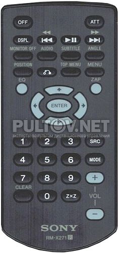 RM-X271, 149018012 пульт для автомагнитолы Sony XAV-602BT и др.
