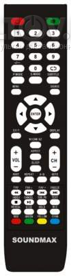 SM-LED39M06 пульт для телевизора Soundmax 