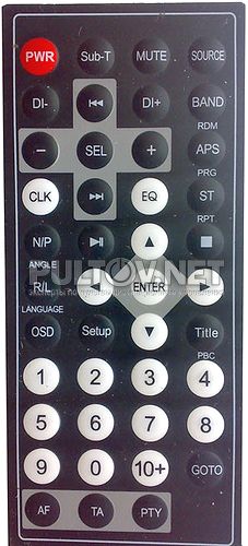 SDD-3001 , SOUNDMAX SM-CMD2024 (+ некоторые модели Prology) пульт для автомагнитолы