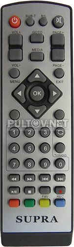 SDT-84, SDT-93 пульт для DVB-T2-ресивера Supra