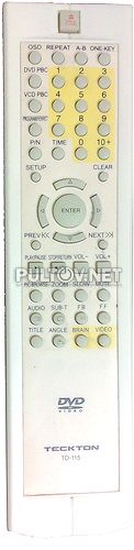 TD-115 пульт для DVD-плеера