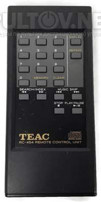 RC-454 пульт для CD-проигрывателя TEAC CDP-1440