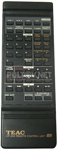 UR-404 пульт для AV-ресивера TEAC AG-V3020