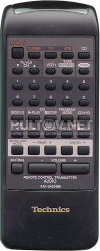 RAK-SA006MH пульт для AV-ресивера Technics SA-GX350