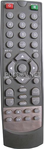 TV-707DC пульт для автомобильного  телевизора TECHNO