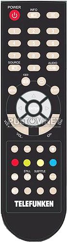 TF-LED32S12T2 пульт для телевизора TELEFUNKEN