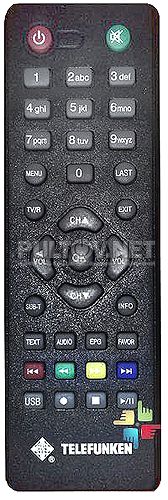 TELEFUNKEN TF-DVBT202, D-COLOR DC921 HD, WORLD VISION T37 пульт для DVB-T2-приставки