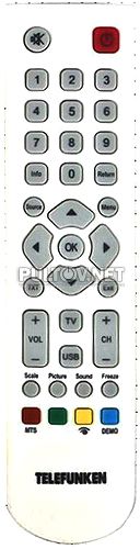 TF-LED28S18 пульт для телевизора TELEFUNKEN