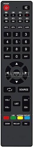 TF-LED32S22T2, Supra STV-LC32T880WL пульт для телевизора Telefunken