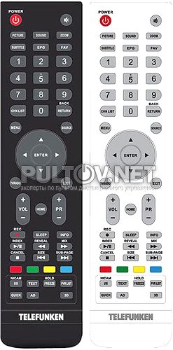 HOF14J016GPD10 оригинальный пульт для телевизора TELEFUNKEN