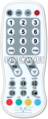 TileVision TVS/00142/04 пульт для телевизора TileVision TV104FR2P и др.