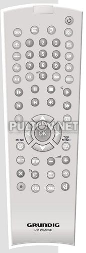 TP-88D1 пульт для DVD-рекордера GRUNDIG GDR5500