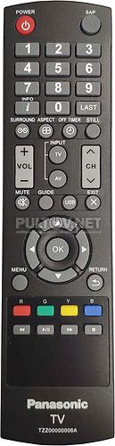 TZZ00000006A оригинальный пульт для телевизора Panasonic TC-L32U5B и др.